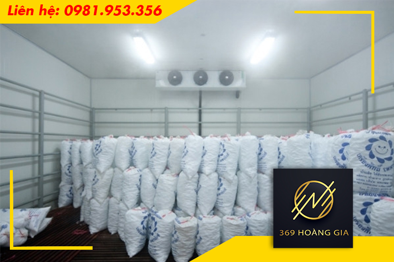 Kho lạnh bảo quản đá viên