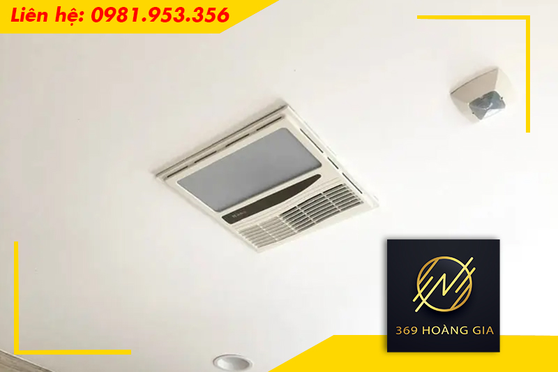 Có nên lắp quạt sưởi nhà tắm âm trần Hans