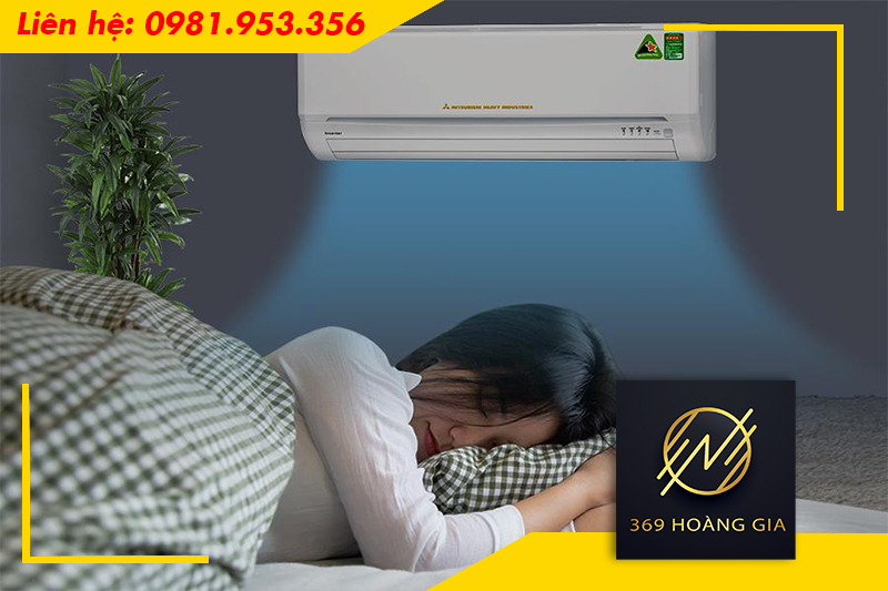 Hướng luồng gió lạnh trực tiếp vào người