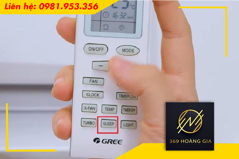Sử dụng chế độ Sleep và hẹn giờ điều hòa vào ban đêm.