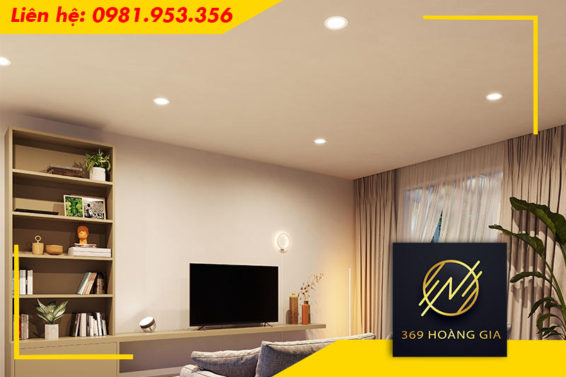 chọn đèn led âm trần rạng đông theo diện tích