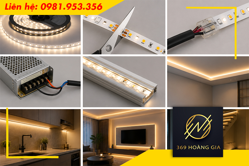 Hướng dẫn lắp đặt đèn LED dây Rạng Đông