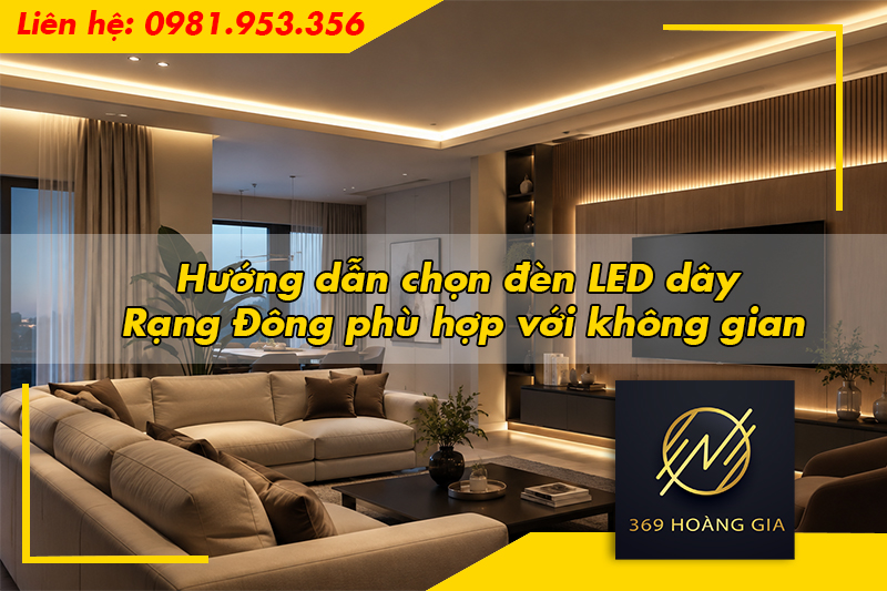 Hướng dẫn chọn đèn LED dây Rạng Đông phù hợp