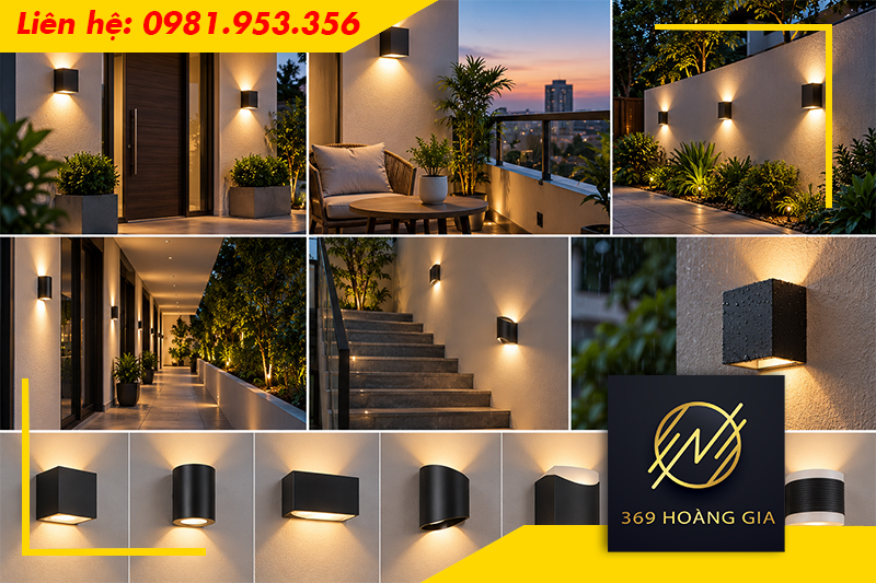 Đèn LED gắn tường Rạng Đông có dùng ngoài trời được không