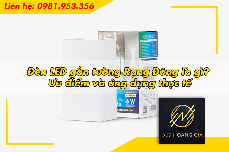 Đèn led gắn tường rạng đông